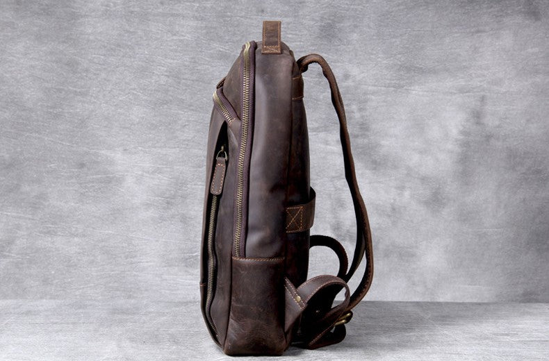 Daily Usage Leather Backpack